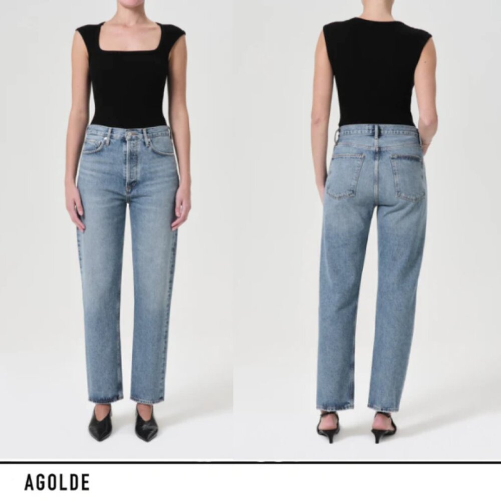 AGOLDE 90's Pinch Waist High Rise Straight - NAVIGATE